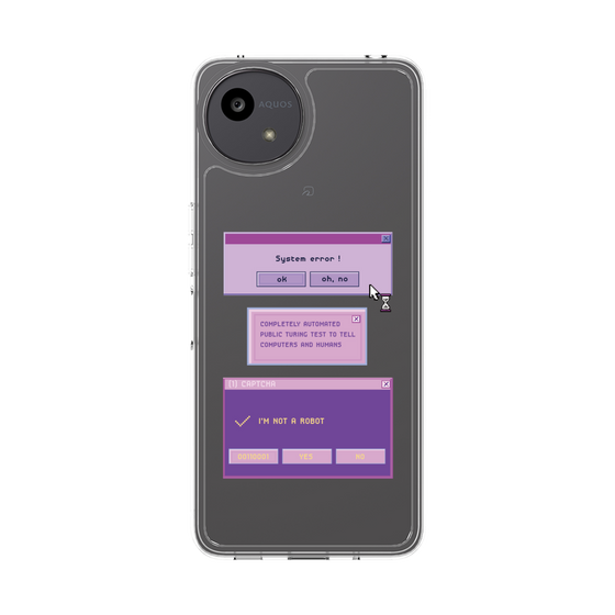 Slim Protection Case［ I'm NOT A ROBBOT! ］