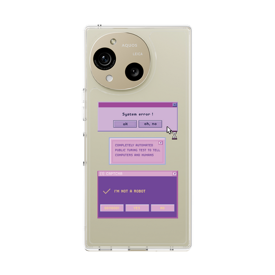 Slim Protection Case［ I'm NOT A ROBBOT! ］