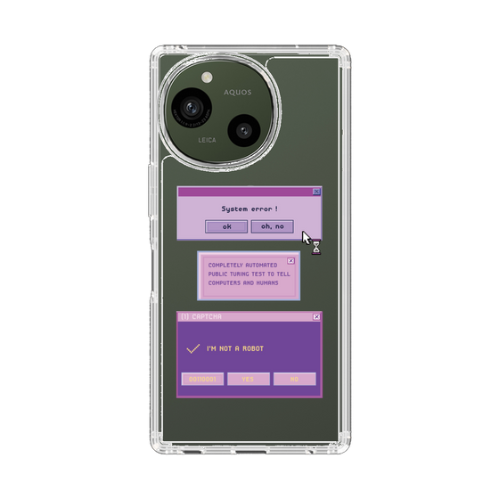 Slim Protection Case［ I'm NOT A ROBBOT! ］