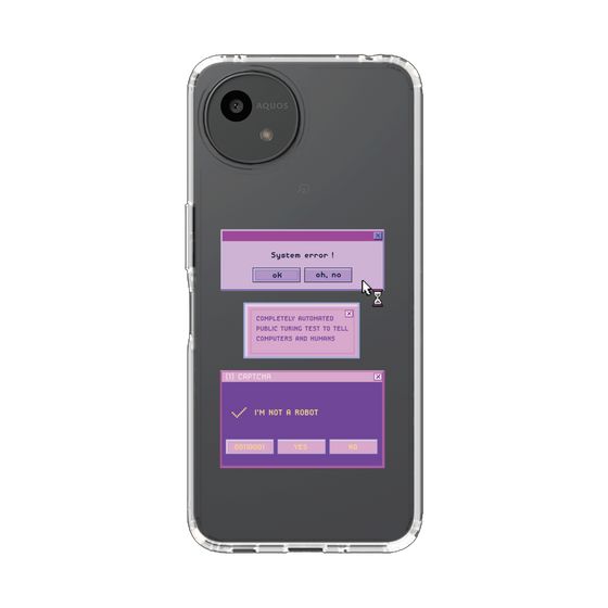 Slim Protection Case［ I'm NOT A ROBBOT! ］