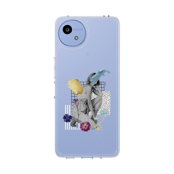 Slim Protection Case［ Cool and languid Dull blue ］