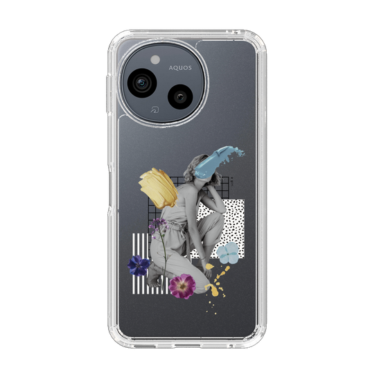 Slim Protection Case［ Cool and languid Dull blue ］