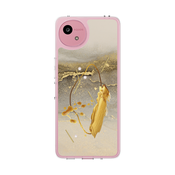 Slim Protection Case［ Marble Nuance Painting Gray ］