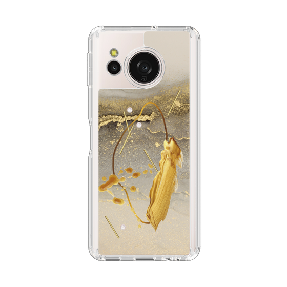 Slim Protection Case［ Marble Nuance Painting Gray ］