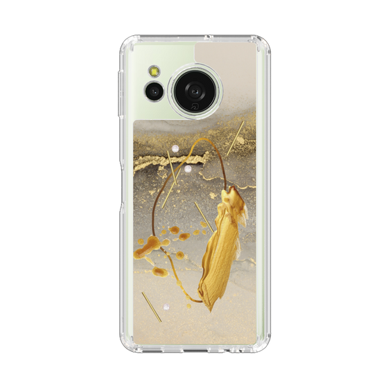 Slim Protection Case［ Marble Nuance Painting Gray ］