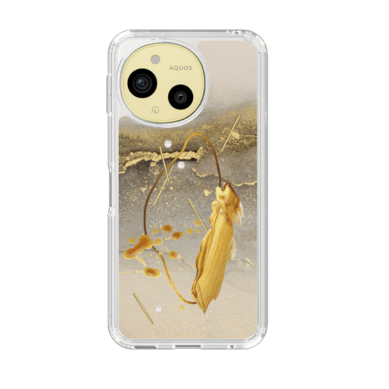 Slim Protection Case［ Marble Nuance Painting Gray ］