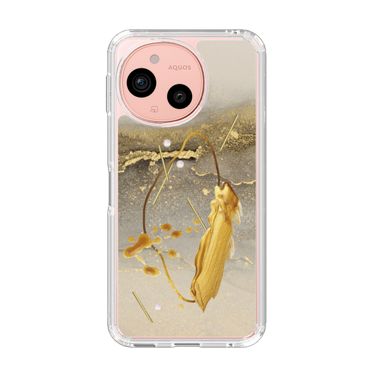 Slim Protection Case［ Marble Nuance Painting Gray ］