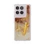 Slim Protection Case［ Marble Nuance Painting Brown ］