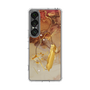 Slim Protection Case［ Marble Nuance Painting Brown ］