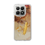 Slim Protection Case［ Marble Nuance Painting Brown ］