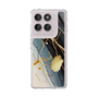 Slim Protection Case［ Marble Nuance Painting Black ］
