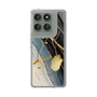 Slim Protection Case［ Marble Nuance Painting Black ］