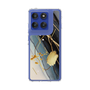Slim Protection Case［ Marble Nuance Painting Black ］
