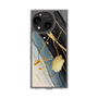 Slim Protection Case［ Marble Nuance Painting Black ］