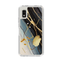 Slim Protection Case［ Marble Nuance Painting Black ］