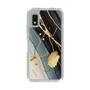 Slim Protection Case［ Marble Nuance Painting Black ］