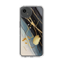 Slim Protection Case［ Marble Nuance Painting Black ］