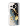 Slim Protection Case［ Marble Nuance Painting Black ］