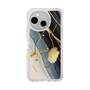 Slim Protection Case［ Marble Nuance Painting Black ］