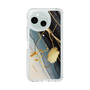 Slim Protection Case［ Marble Nuance Painting Black ］