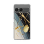 Slim Protection Case［ Marble Nuance Painting Black ］