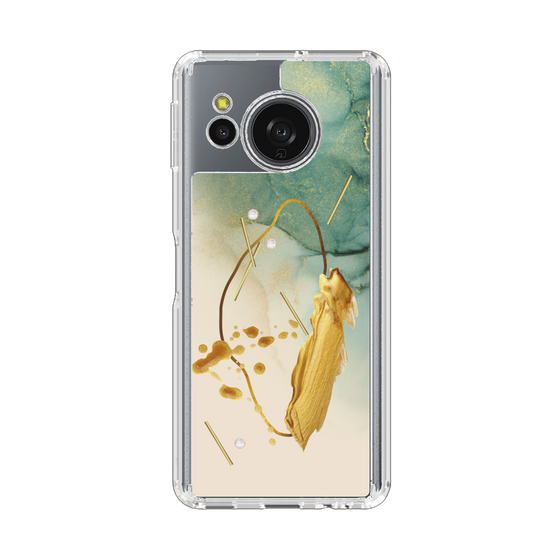 Slim Protection Case［ Marble Nuance Painting Green ］