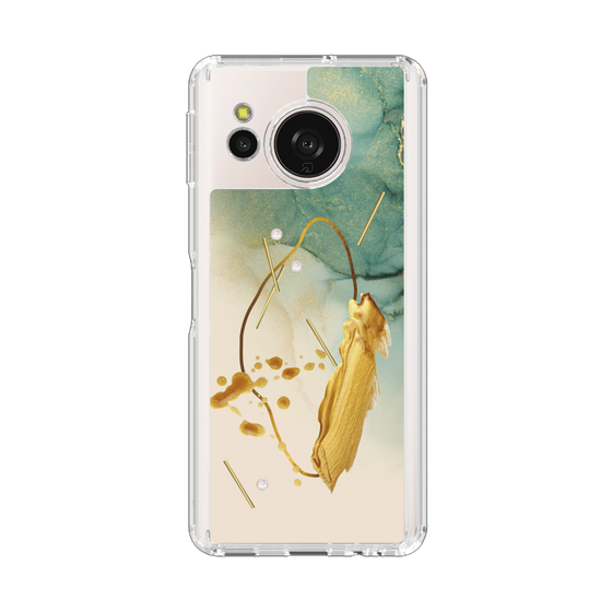 Slim Protection Case［ Marble Nuance Painting Green ］