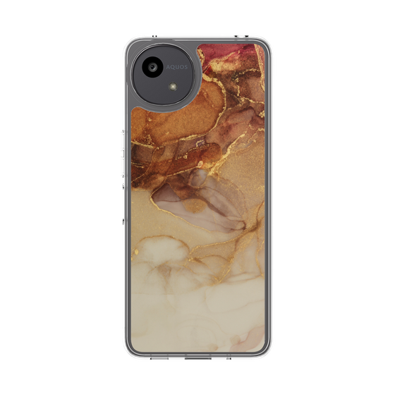 Slim Protection Case［ Marble Brown ］
