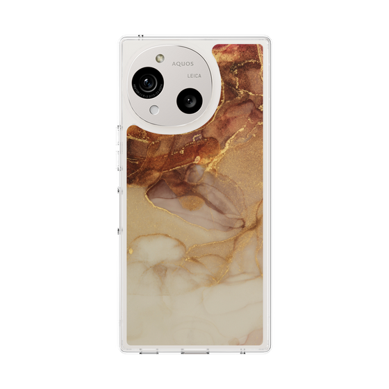 Slim Protection Case［ Marble Brown ］