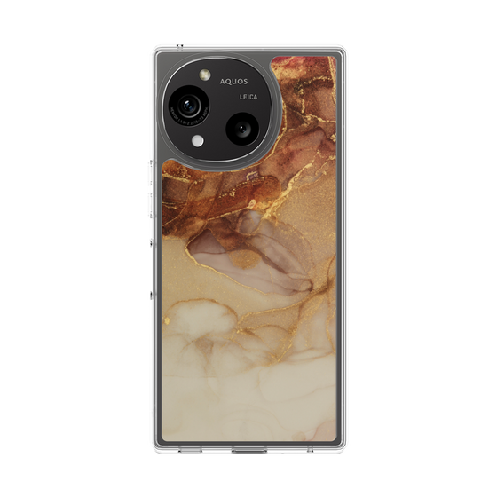 Slim Protection Case［ Marble Brown ］