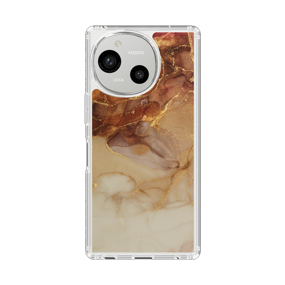 Slim Protection Case［ Marble Brown ］
