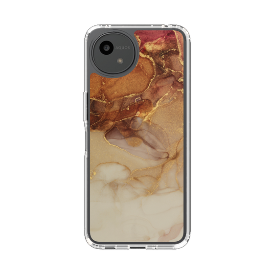 Slim Protection Case［ Marble Brown ］