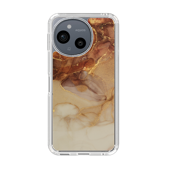 Slim Protection Case［ Marble Brown ］