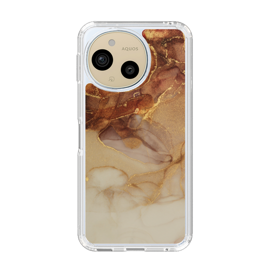 Slim Protection Case［ Marble Brown ］