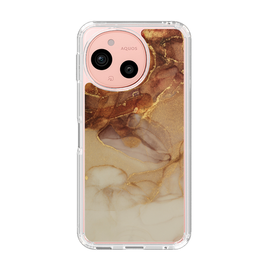 Slim Protection Case［ Marble Brown ］
