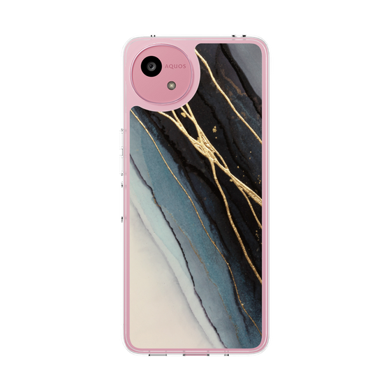 Slim Protection Case［ Marble Black ］