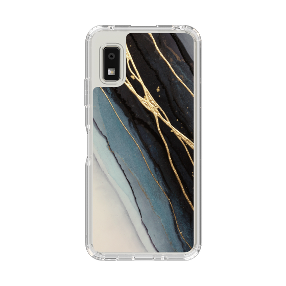 Slim Protection Case［ Marble Black ］