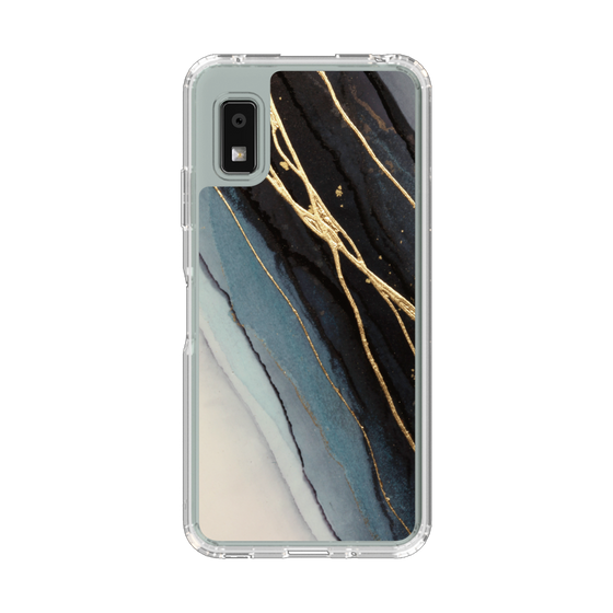 Slim Protection Case［ Marble Black ］