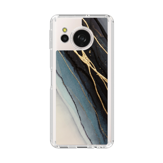 Slim Protection Case［ Marble Black ］