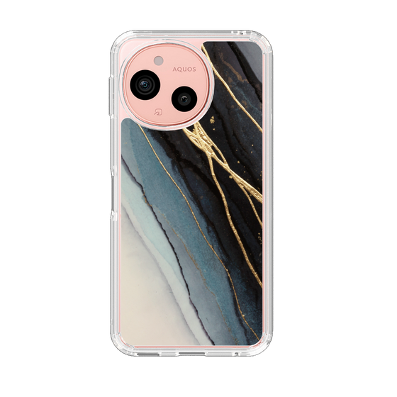 Slim Protection Case［ Marble Black ］