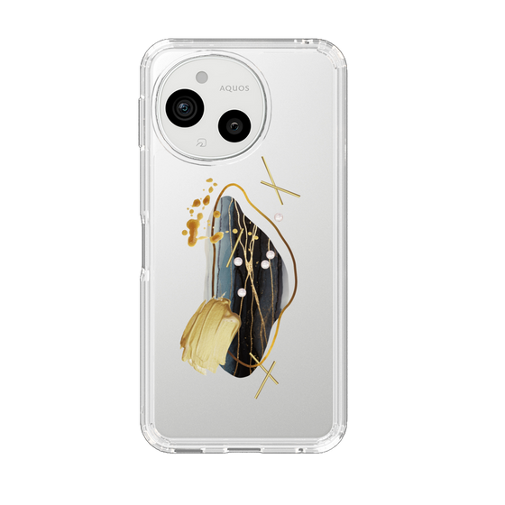 Slim Protection Case［ Nuance Painting Black ］