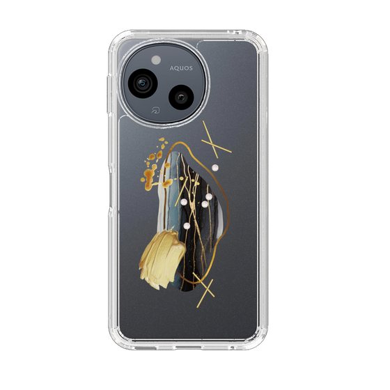 Slim Protection Case［ Nuance Painting Black ］