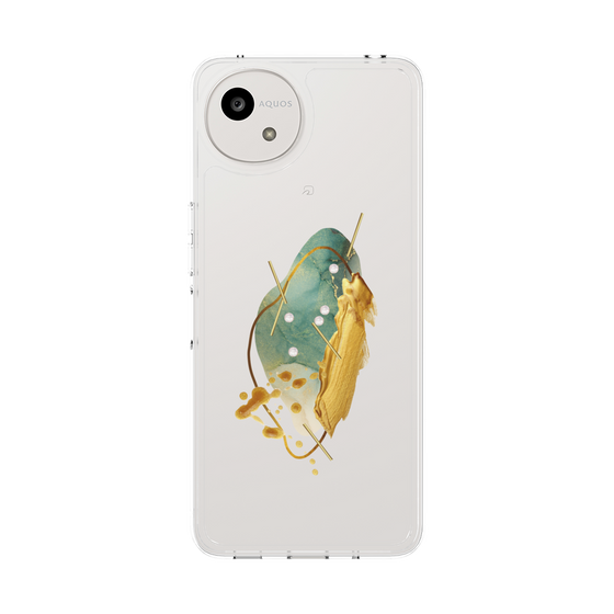 Slim Protection Case［ Nuance Painting Green ］