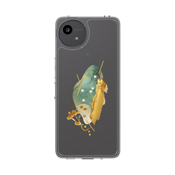 Slim Protection Case［ Nuance Painting Green ］