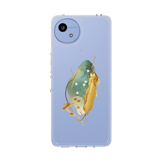 Slim Protection Case［ Nuance Painting Green ］