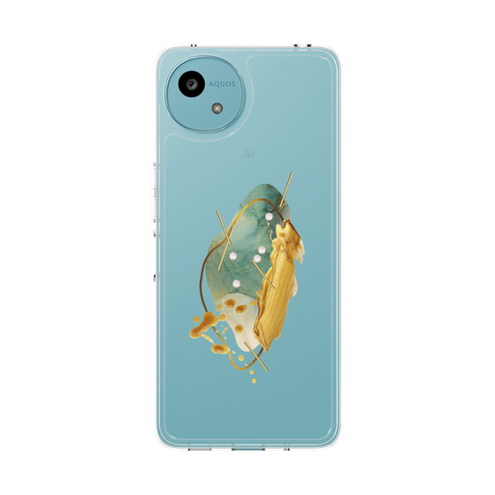 Slim Protection Case［ Nuance Painting Green ］