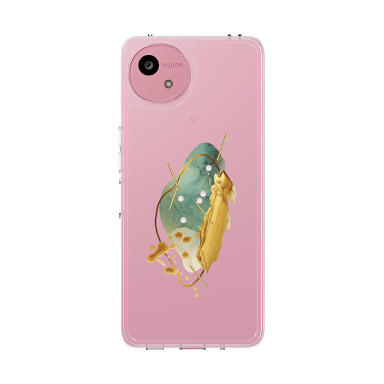 Slim Protection Case［ Nuance Painting Green ］