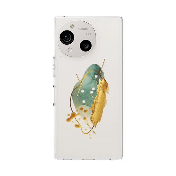 Slim Protection Case［ Nuance Painting Green ］