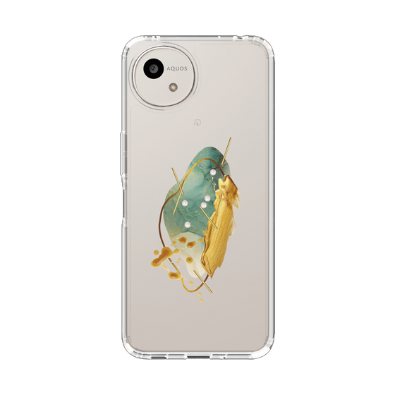 Slim Protection Case［ Nuance Painting Green ］