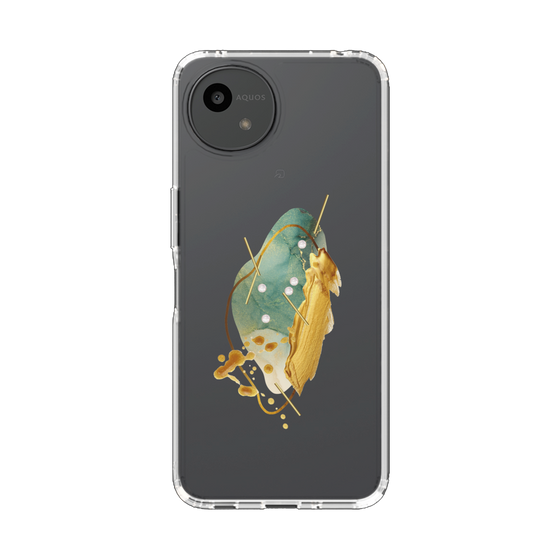 Slim Protection Case［ Nuance Painting Green ］